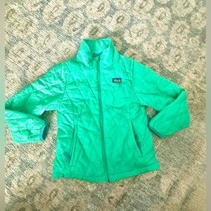 Patagonia Teal Quilted down Jacket